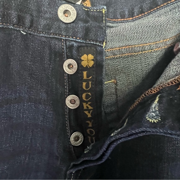 VINTAGE button fly Lucky Brand jeans. Straight leg. 36x30 - Picture 4 of 4